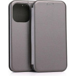 Beline Etui Book Magnetic iPhone 15 Pro6,1'' stalowy/steel