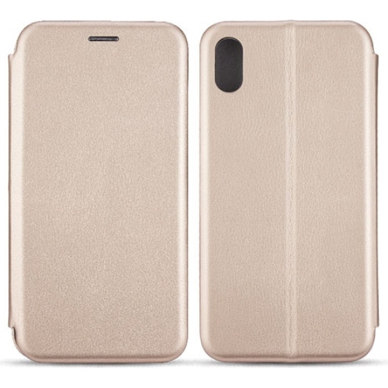 Beline Etui Book Magnetic iPhone Xs Maxzloty/gold