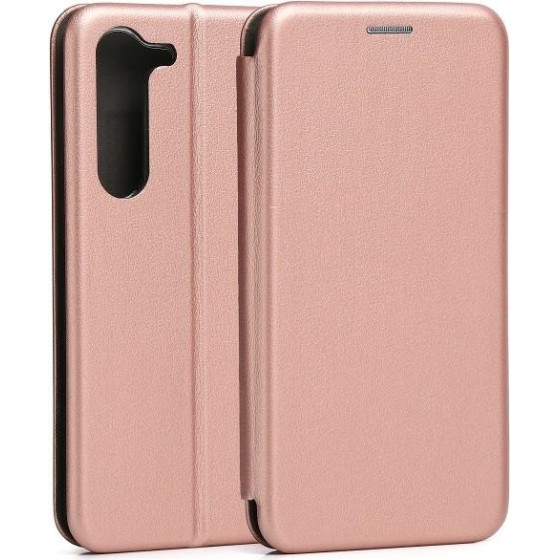 Beline Etui Book Magnetic Sam S23+S916 rozowo-zloty/rose gold