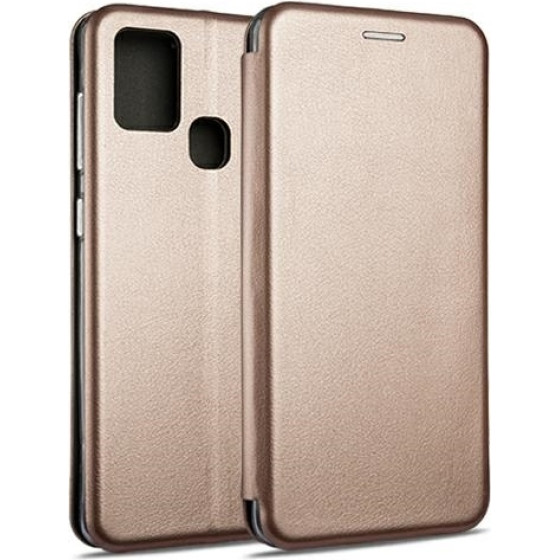 Beline Etui Book Magnetic Samsung A21sA217 rozowo-zloty/rose gold