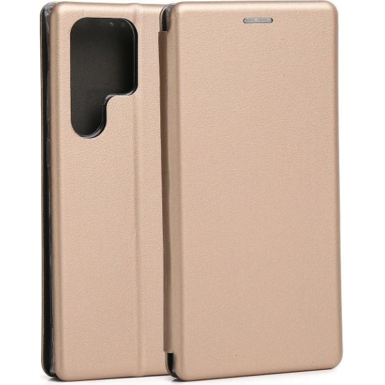 Beline Etui Book Magnetic Samsung S23Ultra S918 zloty/gold