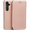 Beline Etui Book Magnetic Samsung S25 rozowo-zloty/rose gold