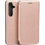 Beline Etui Book Magnetic Samsung S25 rozowo-zloty/rose gold