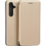 Beline Etui Book Magnetic Samsung S25 zloty/gold
