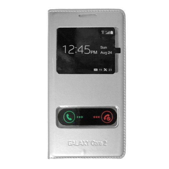���� ICASE WINDOW SAMSUNG GALAXY CORE 2 G355H FLIP �����