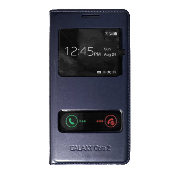 ���� ICASE WINDOW SAMSUNG GALAXY CORE 2 G355H FLIP ����