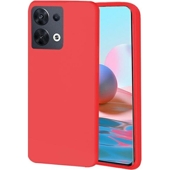 Beline Etui Candy Oppo Reno 8czerwony/red