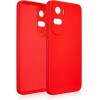 Beline Etui Silicone Honor 90 Liteczerwony/red