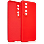 Beline Etui Silicone Honor 90czerwony/red
