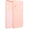 Beline Etui Silicone Honor Magic5 Literozowo-zloty/rose gold