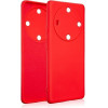 Beline Etui Silicone Honor Magic5 Liteczerwony/red