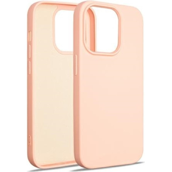 Beline Etui Silicone iPhone 14 Pro 6,1''rozowo-zloty/rose gold