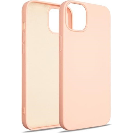 Beline Etui Silicone iPhone 15 Plus6.7'' rozowo-zloty/rose gold