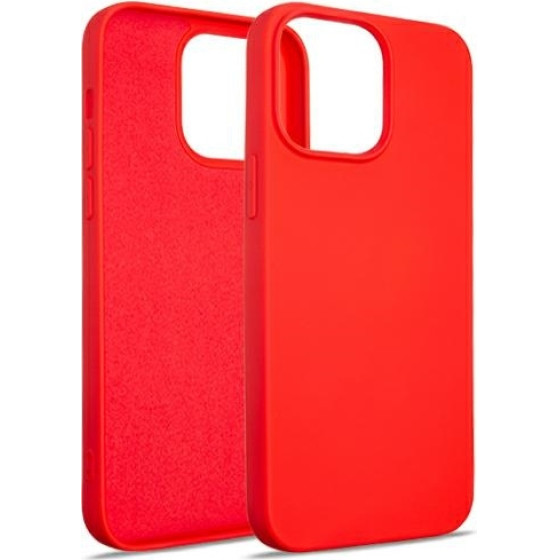 Beline Etui Silicone iPhone 15 Pro Max6,7'' czerwony/red
