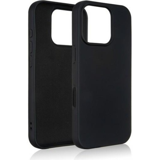 Beline Etui Silicone iPhone 16 Pro 6.3''czarny/black
