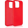 Beline Etui Silicone iPhone 16 Pro 6.3''czerwony/red