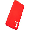 Beline Etui Silicone Oppo Reno 6 Liteczerwony /red