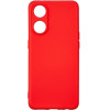 Beline Etui Silicone Oppo Reno 8Tczerwony /red