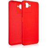 Beline Etui Silicone Realme C30 czerwony/red