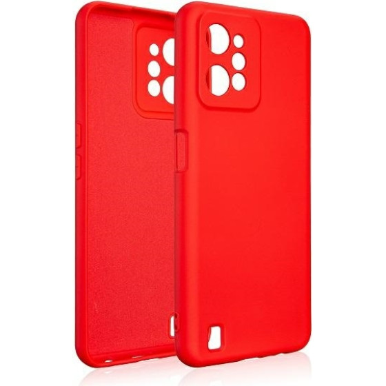 Beline Etui Silicone Realme C31 czerwony/red