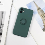 Beline Etui Silicone Ring iPhone 12 mini green bottle