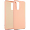 Beline Etui Silicone Samsung S21 Ultrarozowo-zloty/rose gold