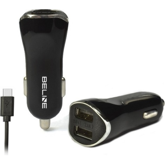 Beline Lad. sam. 2xUSB + USB-C 2,1Aczarna/black - (CC10 2xUSB USB-C)