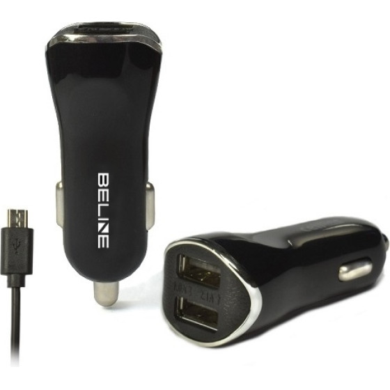 Beline Lad. sam. 2xUSB + microUSB 2,1Aczarna/black - (CC10 2xUSB microUSB)