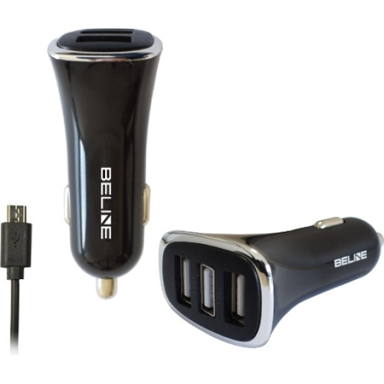 Beline Lad. sam. 3xUSB + microUSB 4Aczarna/black - (CC20 3xUSB microUSB)