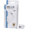 Beline Lad. siec. 1x USB-C + 1x USB 30Wbiala /white (only head) PD 3.0 + QC 3.0 BLN2CW30 GaN - (BLN2CW30 U58 PD+QC30W)