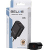 Beline Lad. siec. 1x USB-C + 1x USB 30Wczarna /black (only head) PD 3.0 + QC 3.0 BLN2CB30 GaN - (BLN2CB30 U58 PD+QC30W)