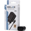 Beline Lad. siec. 1x USB-C 20W + kabellightning czarna /black PD 3.0 BLNCB20L - (BLNCB20L U58 PD 20W)