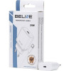 Beline Lad. siec. 1x USB-C 25W + kabelUSB-C biala /white PD 3.0 BLNCW25C GaN - (BLNCW25C U66 PD 25W)