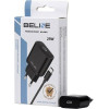 Beline Lad. siec. 1x USB-C 25W + kabelUSB-C czarna /black PD 3.0 BLNCB25C GaN - (BLNCB25C U66 PD 25W)