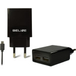 Beline Lad. siec. 2xUSB + microUSB 2Aczarna/black - (U05 microUSB)