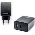 Beline Lad. siec. 1xUSB i 1xUSB-C 5A 18Wczarny/black (only head) - (U45 without cable)