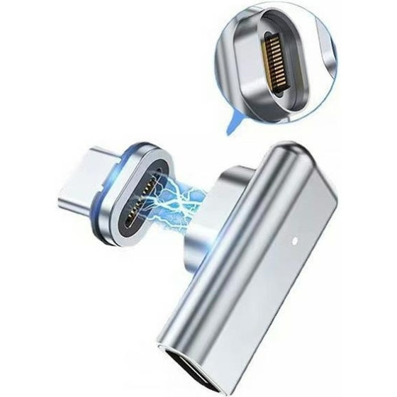 Beline Magnetic adapter USB-C silver DAC BLNAM01 - (BLNMA01)