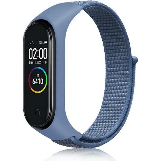 Beline Mi Band 7/6/5/4/3 NylonLoop strap blue