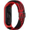 Beline Mi Band 9/8 Nylon Strap Black-Red