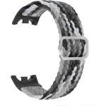 Beline Mi Band 9/8 Nylon Strap Black-White