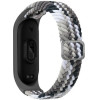 Beline Mi Band 9/8 Nylon Strap Black-White