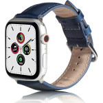 Beline pasek Apple Watch Leather38/40/41mm niebieski /blue