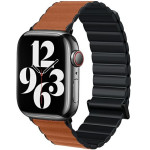 Beline pasek Apple Watch Magnetic Pro38/40/41mm czarno/brazowy black/brown box