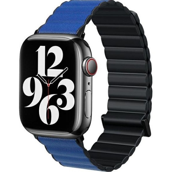 Beline pasek Apple Watch Magnetic Pro38/40/41mm czarno/niebieski black/blue box