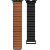 Beline pasek Apple Watch Magnetic Pro42/44/45/49mm czarno/brazowy black/brown box