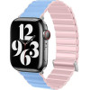 Beline pasek Apple Watch Magnetic Pro42/44/45/49mm rozowo/blekitny pink/sierra box