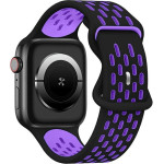 Beline pasek Apple Watch New SportSilicone 38/40/41mm czarno-fioletowy black/purple box