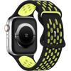 Beline pasek Apple Watch New SportSilicone 42/44/45/49mm czarno-zolty black/yellow box