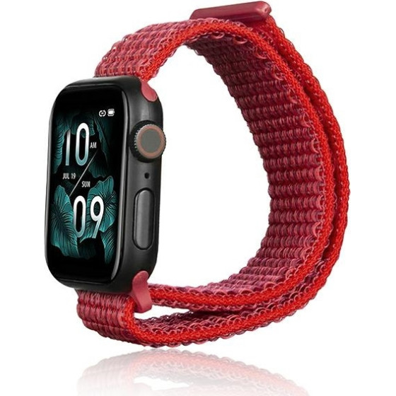 Beline pasek Apple Watch Nylon38/40/41mm czerwony /red