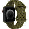 Beline pasek Apple Watch Silicone Woven38/40/41mm oliwkowy /oliver box